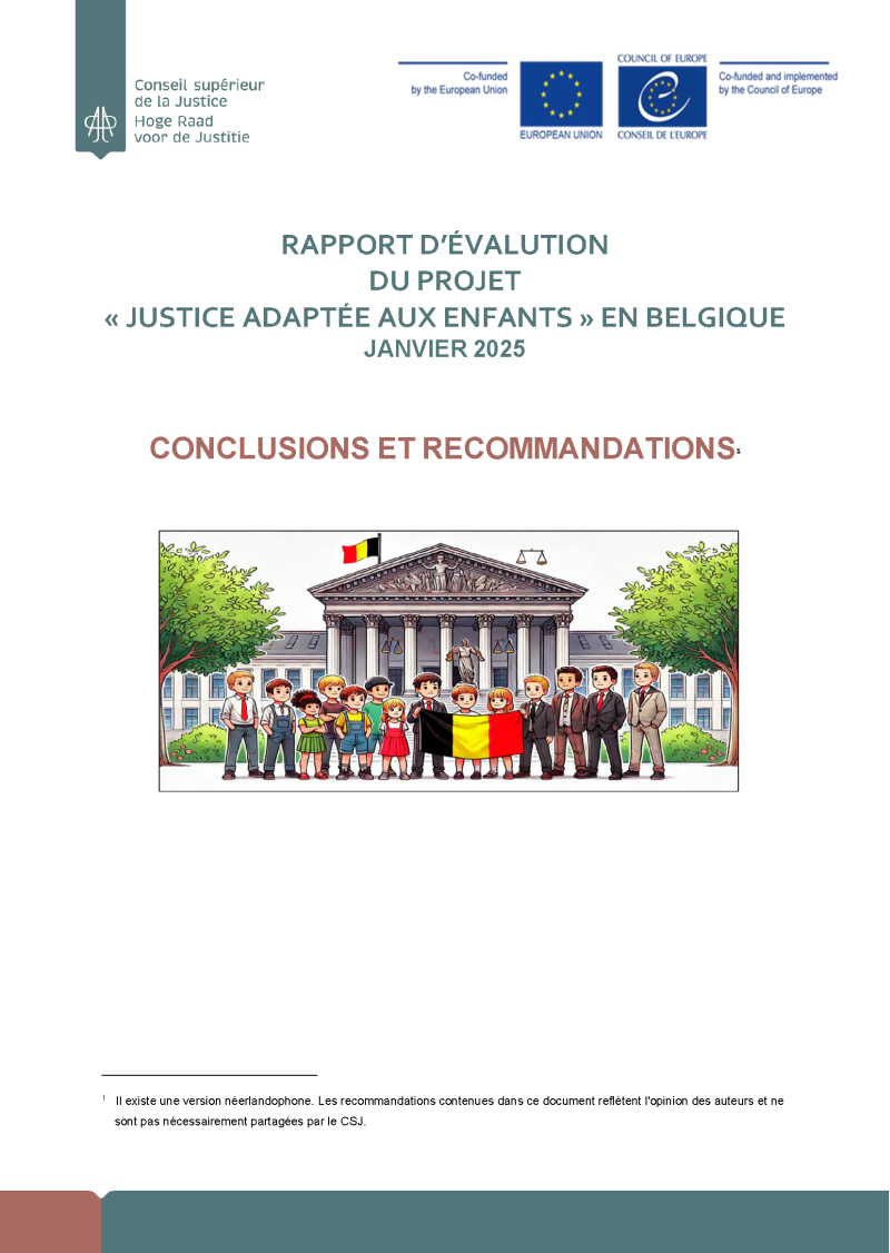 Justice adaptée aux enfants | HRJ-CSJ